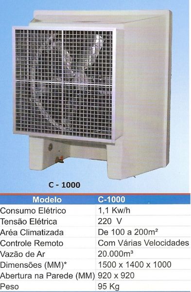 Climatizador Ecologico C-1000