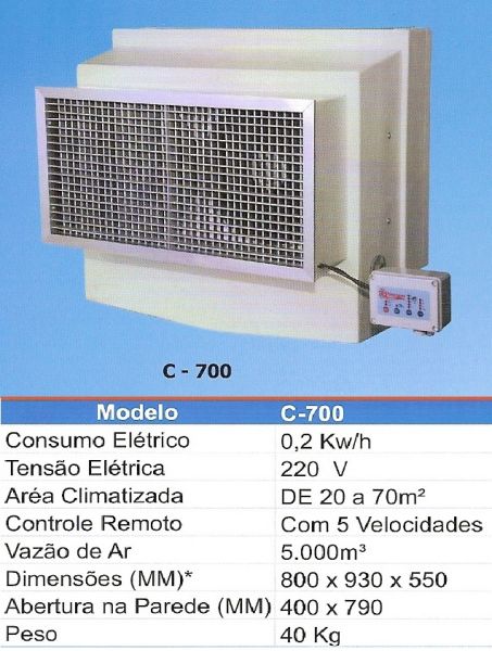 Climatizador Ecologico C-700