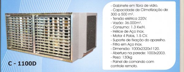 Climatizador Ecologico C-1100D